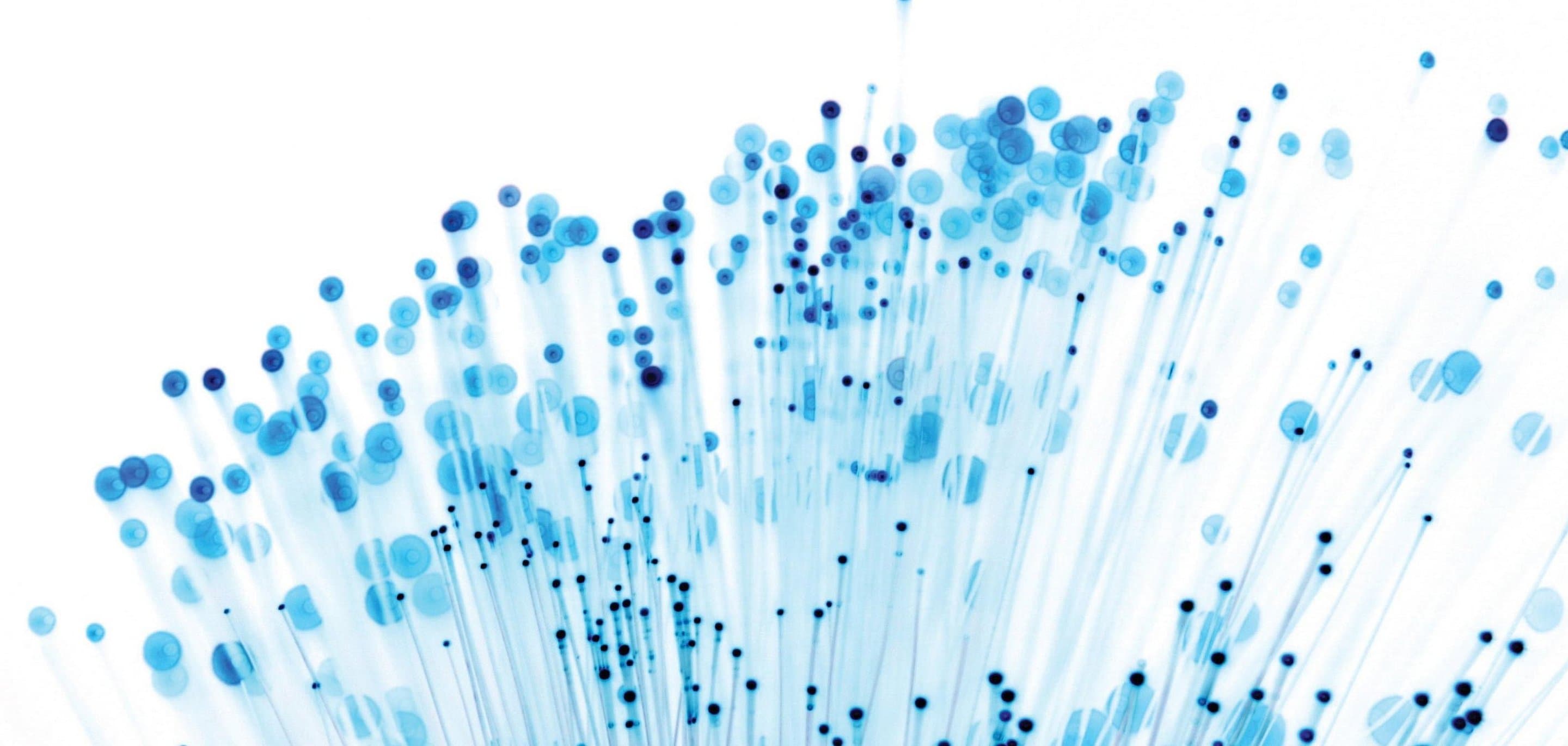 Glasfaser Symbolbild für Glasfaser