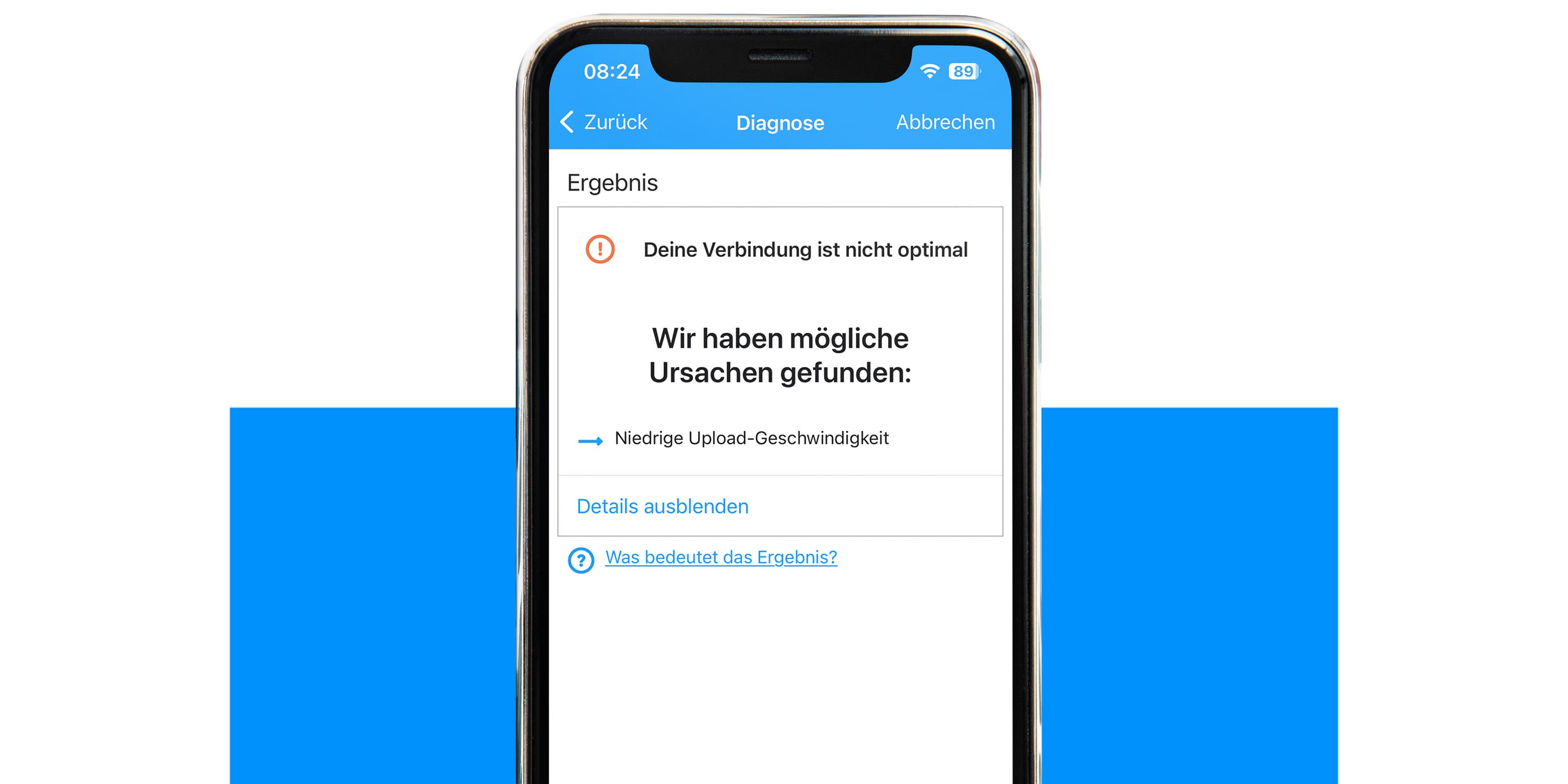 MeinWLAN-App Fehlerbehebung Abbildung MeinWLAN-App Fehlerbehebung.